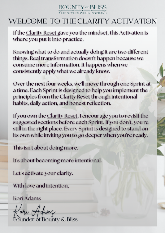 Clarity Activation