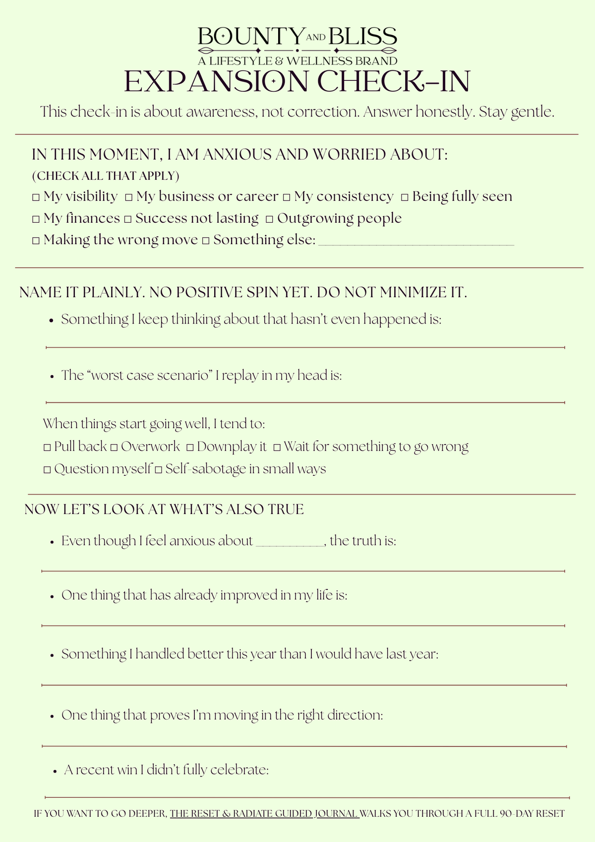 Expansion & Embodiment Reset + Activation Bundle