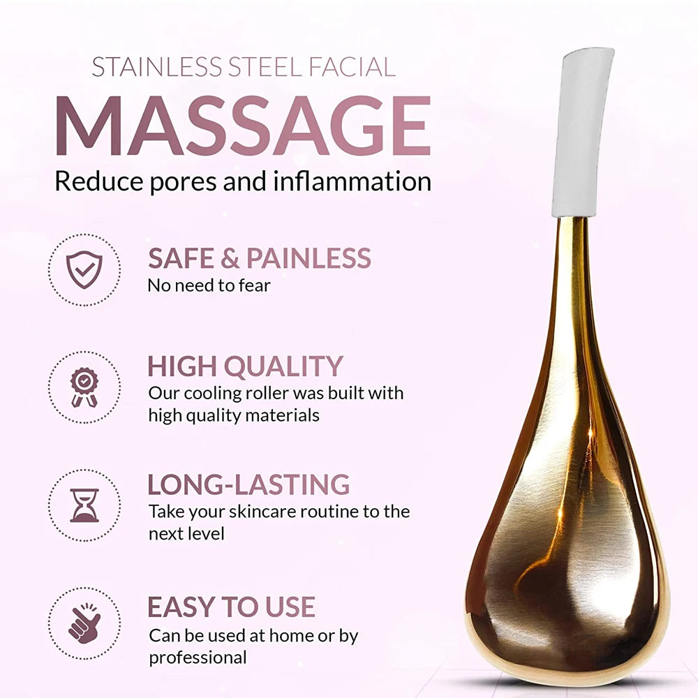 2PCS Luxury Cryotherapy Facial Ice/Heat Globes