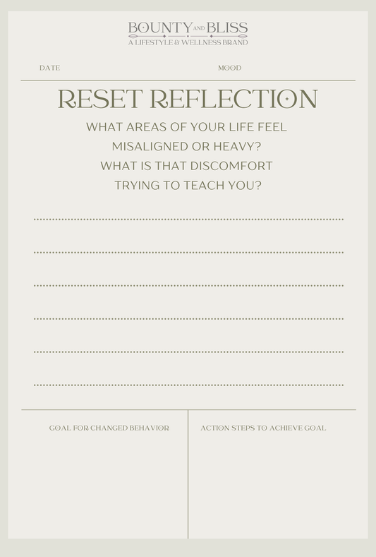Reset & Radiate Digital Guided Journal (90-Day PDF Download)