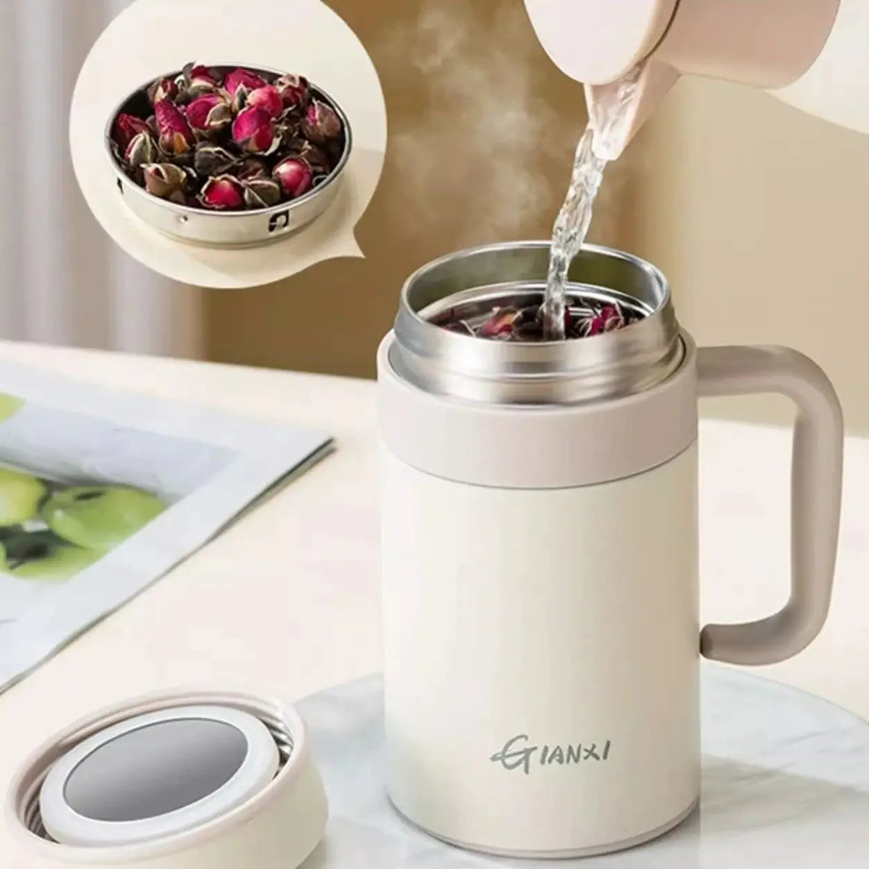 Large Tea Infusion Thermos