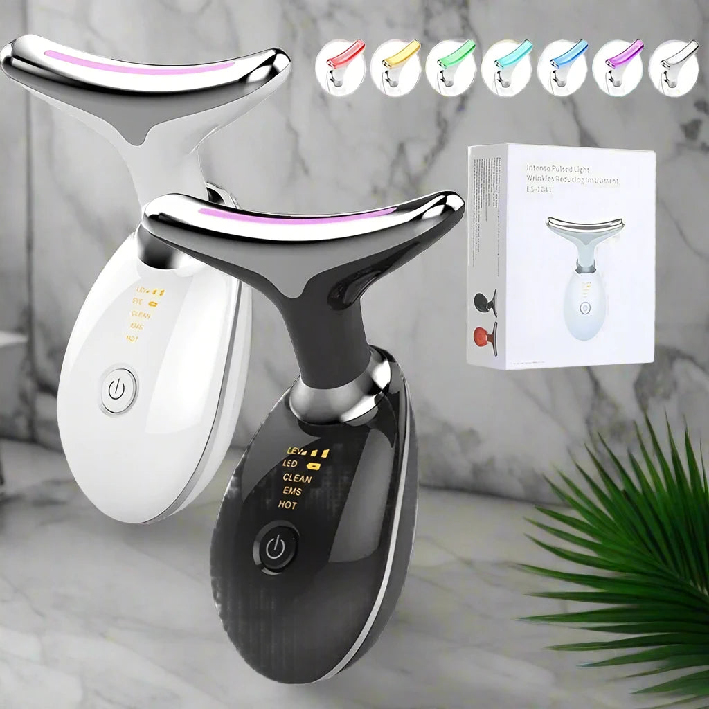 7-in-1 LED Facial & Neck Massager