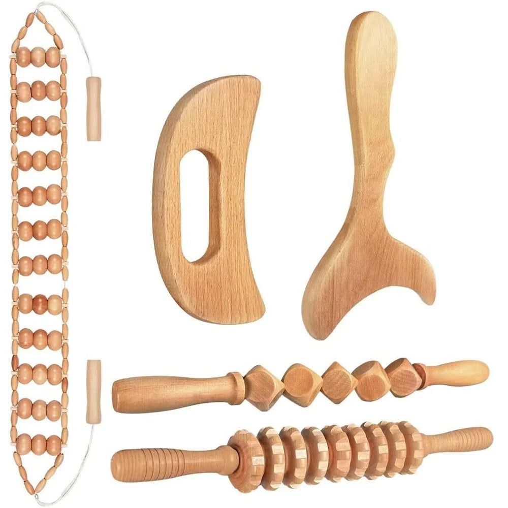 Wooden Massage Therapy Tools