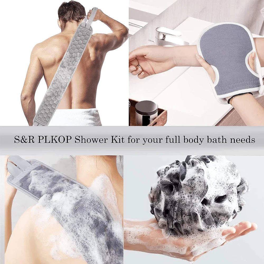 3pcs/set Body Scrubber Set