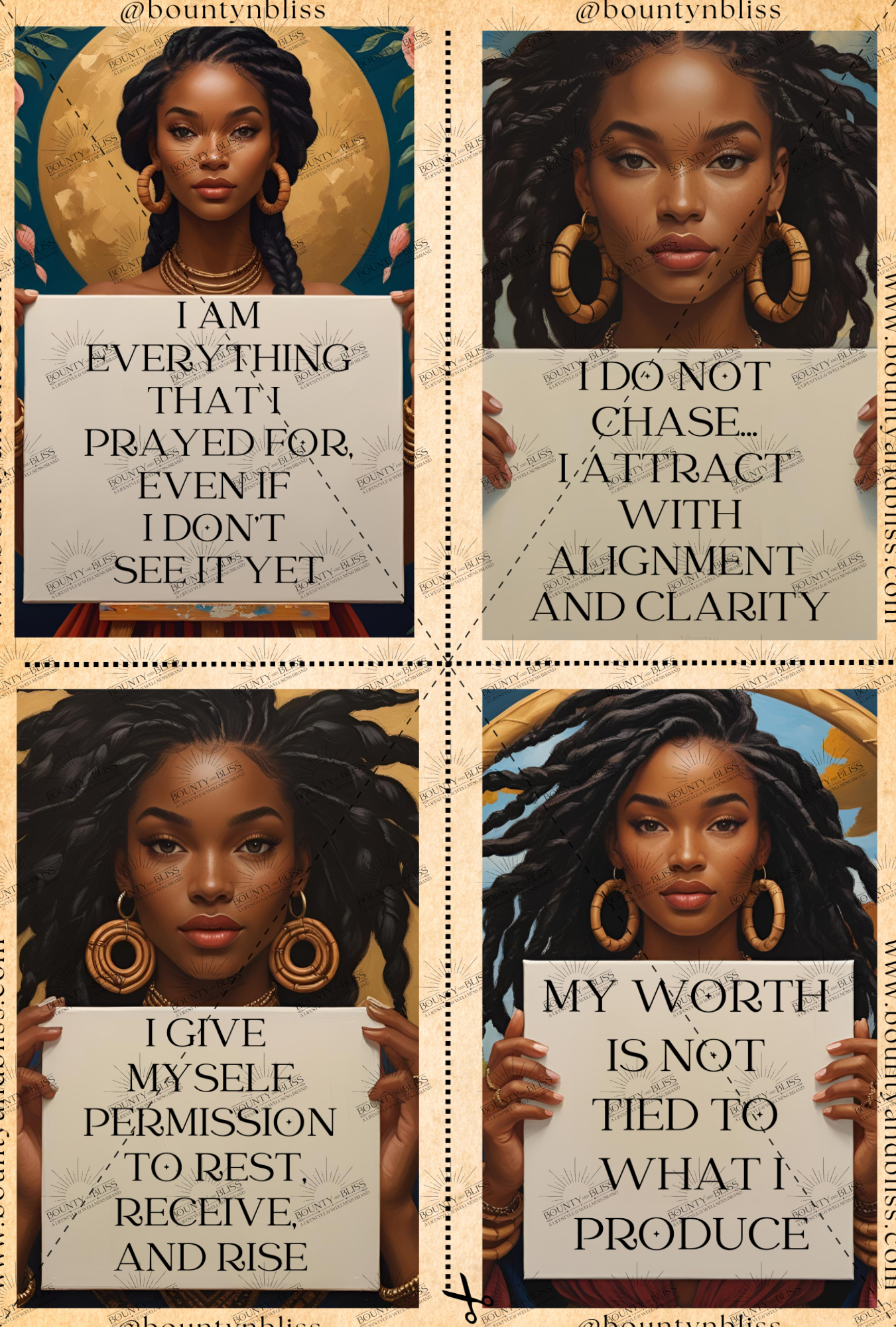 The Reset Deck: Printable Affirmation Cards for Clarity, Grounding & Growth