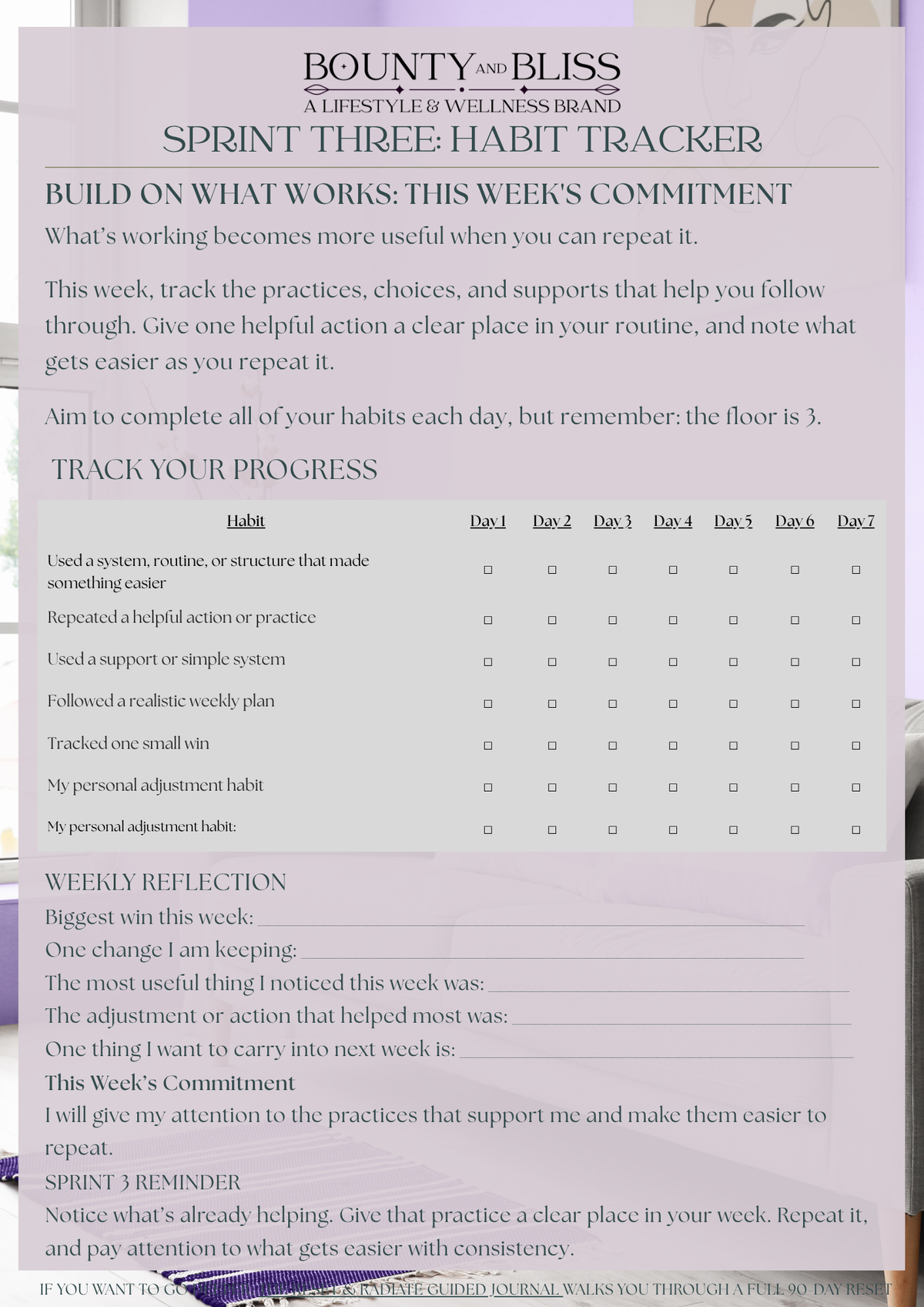 Assess, Adjust & Pivot Activation | 4-Week Guided Workbook