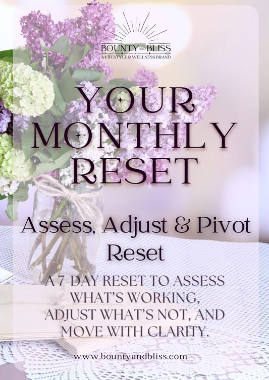 Assess, Adjust & Pivot Reset