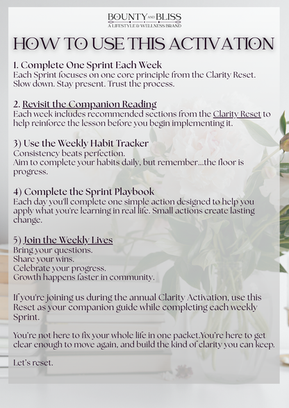 Clarity Activation