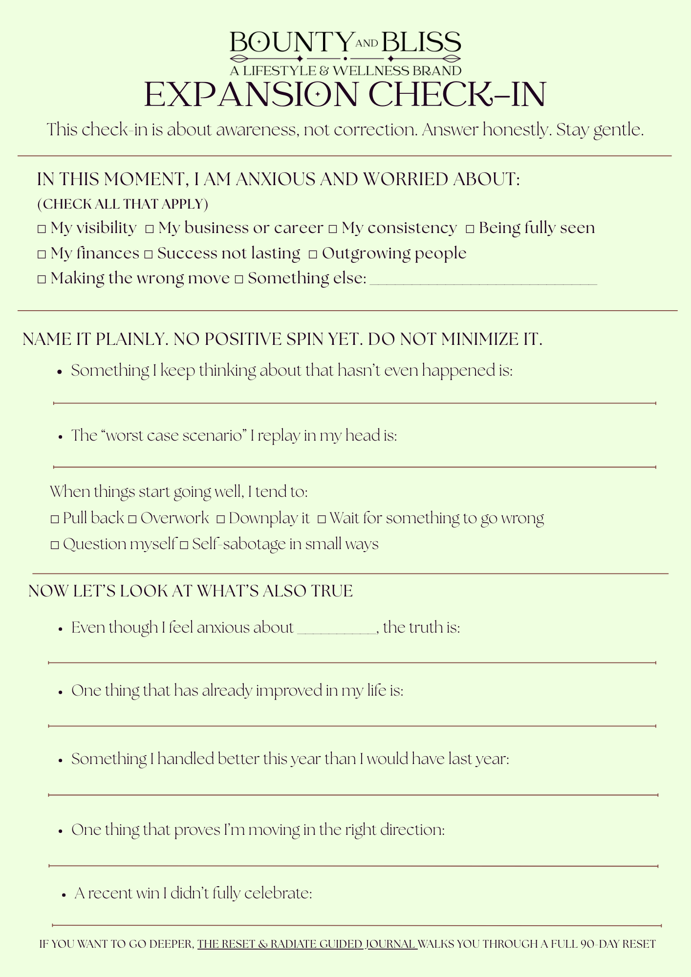 March Monthly Expansion & Embodiment Reset