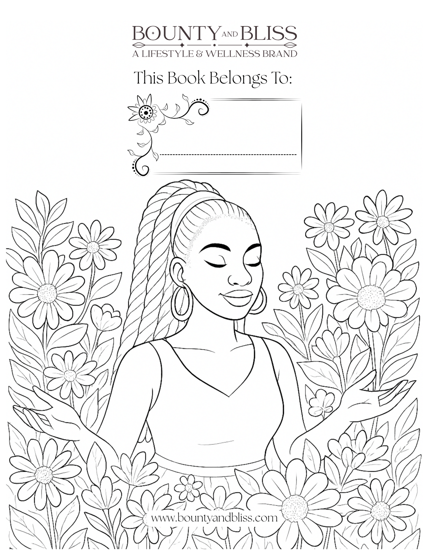 Color Me Empowered: An Adult Coloring Book of Positive Affirmations for Black Women