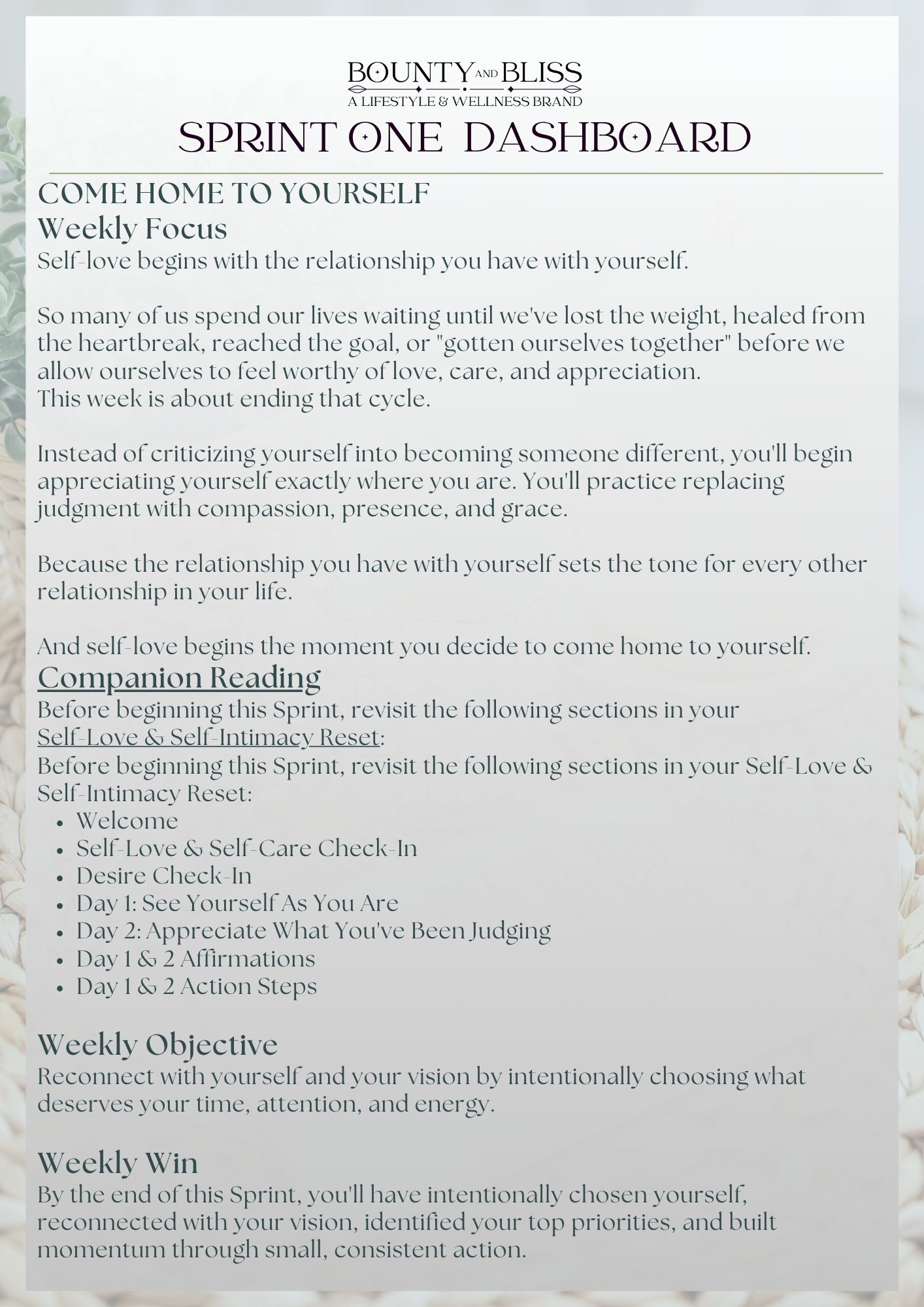 Self-Love & Intimacy Reset + Activation Bundle | Bounty & Bliss