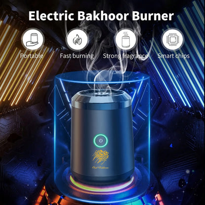 Portable Mini Aromatherapy Incense Burner, Evaporative OUD BUKHOOR Fragrance Diffuser