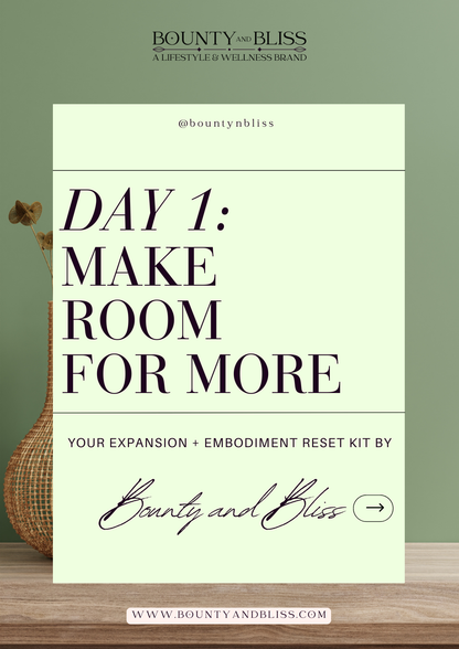 Expansion & Embodiment Reset