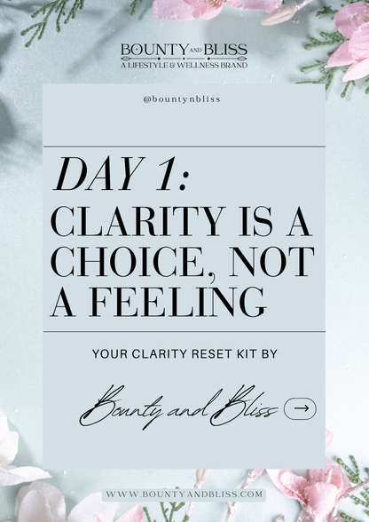 January Clarity Reset 7-Day (Printable PDF) Reset Kit for Focus & Peace