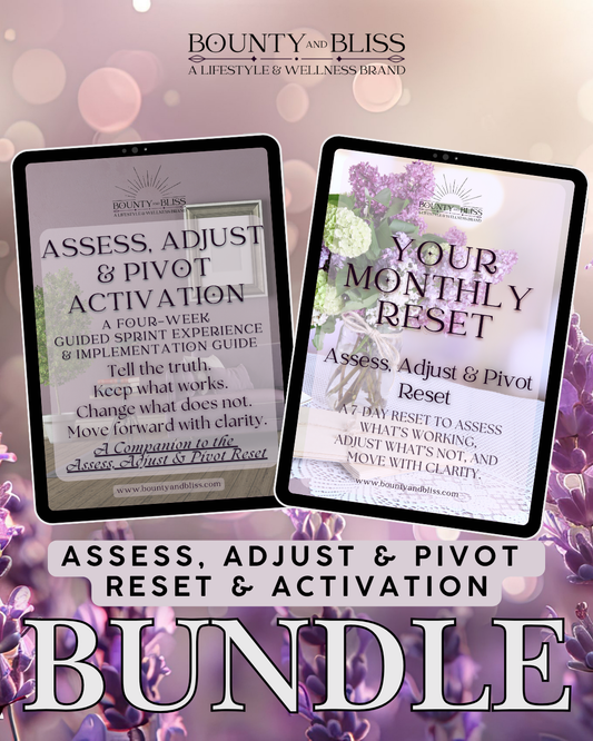 Assess, Adjust & Pivot Reset & Activation Bundle