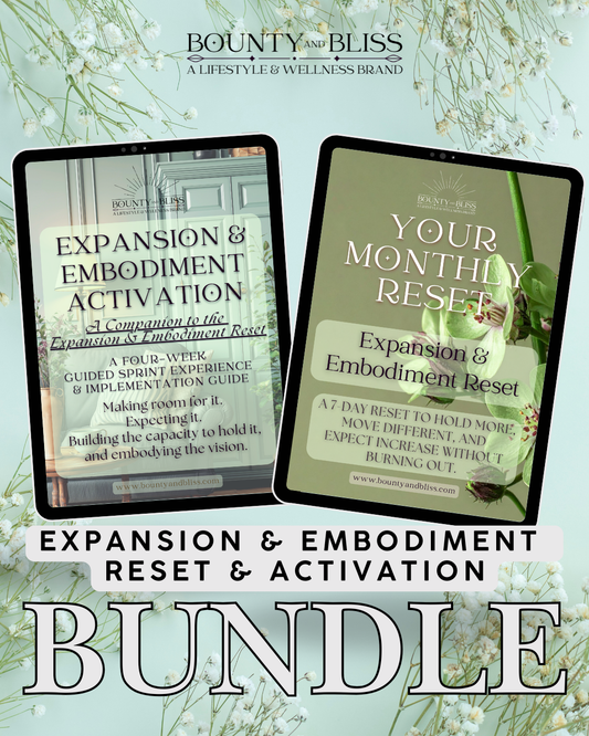 Expansion & Embodiment Reset + Activation Bundle