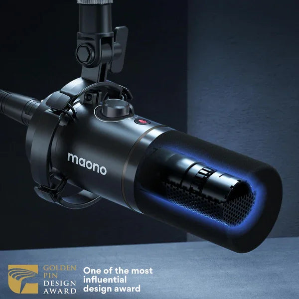 Maono PD200X Studio Audio Interface Sound Card XLR/USB Dynamic Microphones Podcast Equipment Bundles Studio Sound Cards
