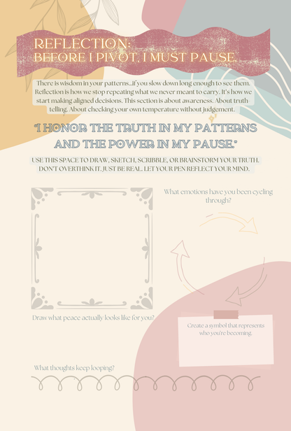 Reset & Radiate: A Guided Journal for Women Rebuilding with Power and Peace