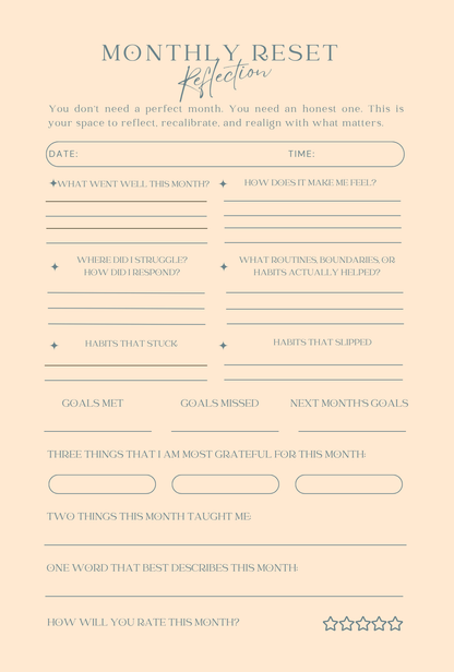 The Reset & Reflect Bundle: Guided Reset & Radiate Journal and Color Me Empowered Adult Coloring Book