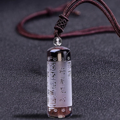 Great Compassion Mantra Citrine Pendant