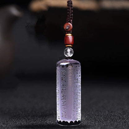 Great Compassion Mantra Citrine Pendant