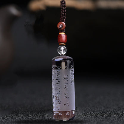 Great Compassion Mantra Citrine Pendant
