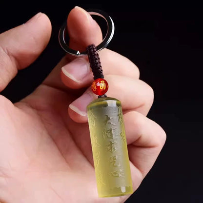 Great Compassion Mantra Citrine Pendant