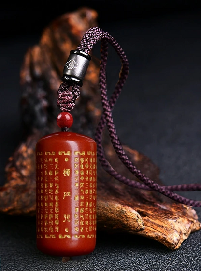 Great Compassion Mantra Citrine Pendant