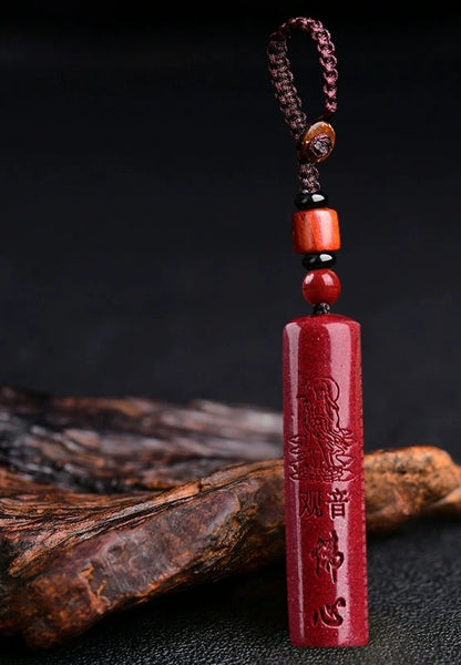 Great Compassion Mantra Citrine Pendant