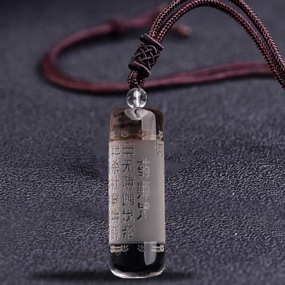 Great Compassion Mantra Citrine Pendant