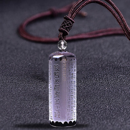 Great Compassion Mantra Citrine Pendant