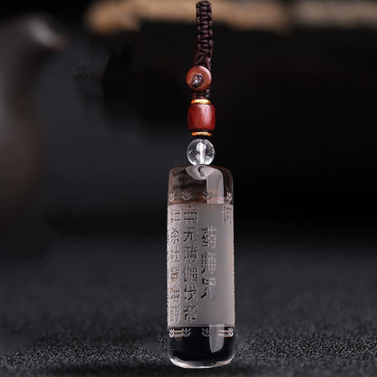 Great Compassion Mantra Citrine Pendant
