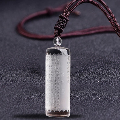 Great Compassion Mantra Citrine Pendant