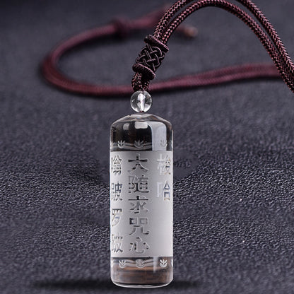 Great Compassion Mantra Citrine Pendant