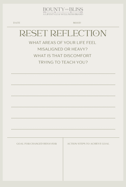 Reset & Radiate Digital Guided Journal (90-Day PDF Download)