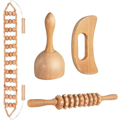 Wooden Massage Therapy Tools