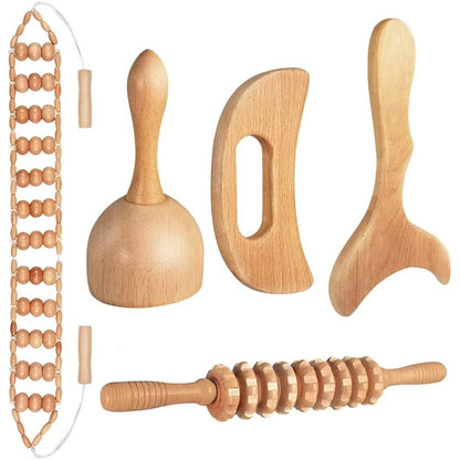 Wooden Massage Therapy Tools