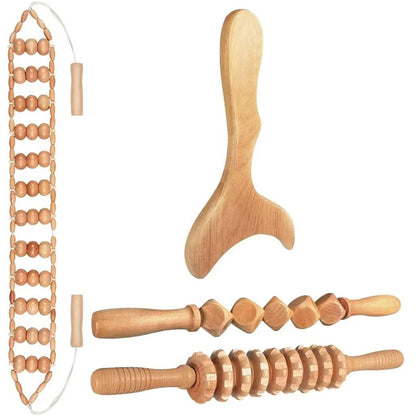 Wooden Massage Therapy Tools