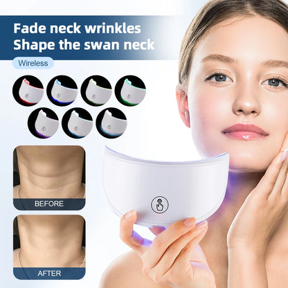 Skin Rejuvenating Infrared Light Therapy Facial & Neck Massaging Mask