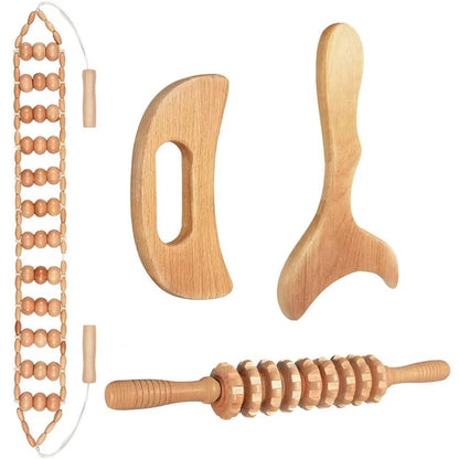 Wooden Massage Therapy Tools