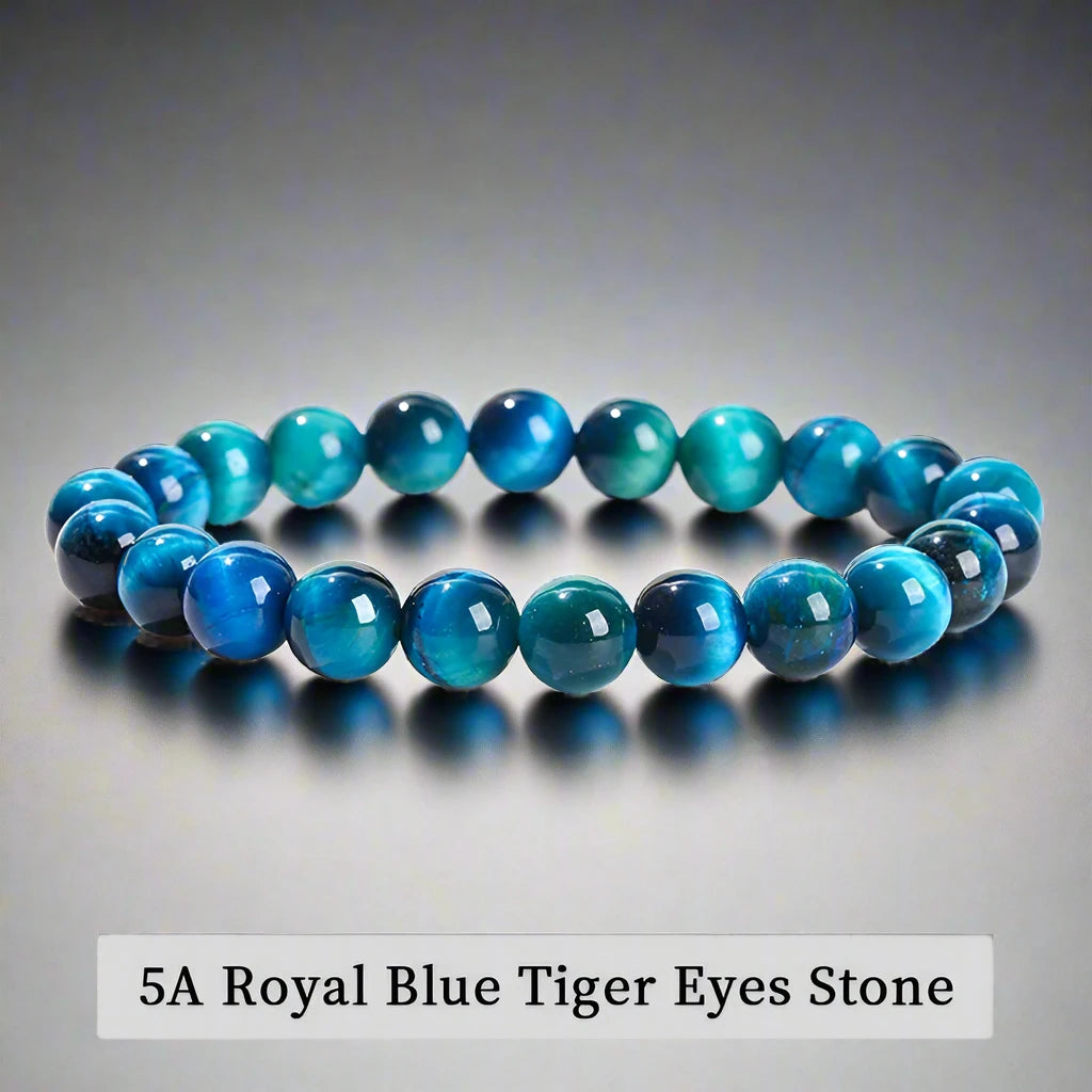 Natural Stone Bead Elastic Bracelets