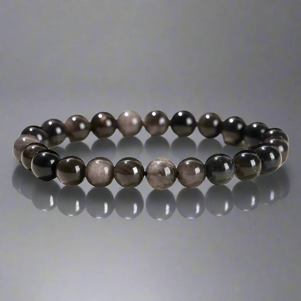 Natural Stone Bead Elastic Bracelets