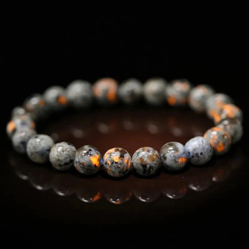 Natural Stone Bead Elastic Bracelets