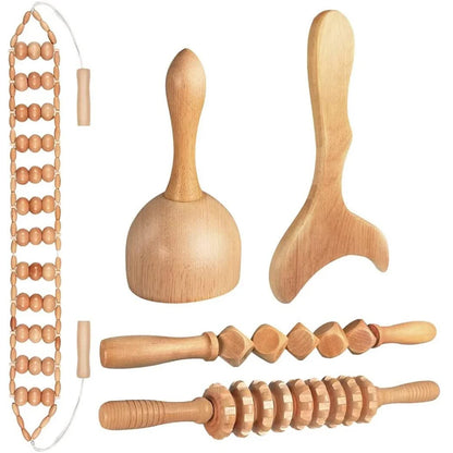 Wooden Massage Therapy Tools