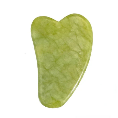 Natural Jade Roller Massager and Double-end Gua Sha Jade Stone
