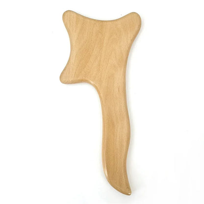 Wooden Anti- Cellulite Lymphatic Drainage Gua Sha Massager