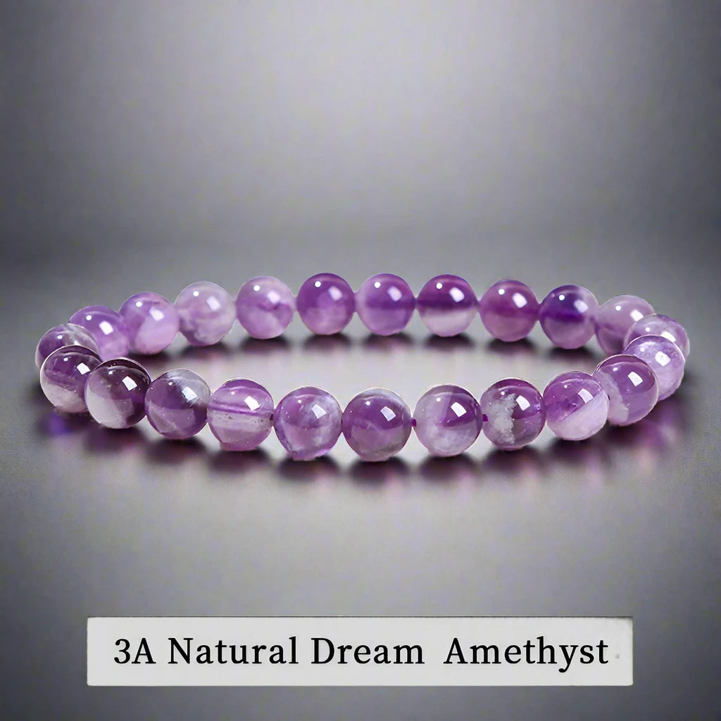 Natural Stone Bead Elastic Bracelets