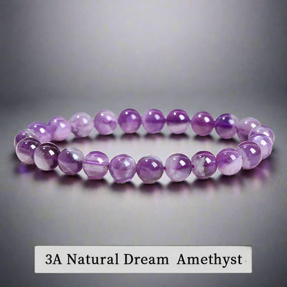 Natural Stone Bead Elastic Bracelets