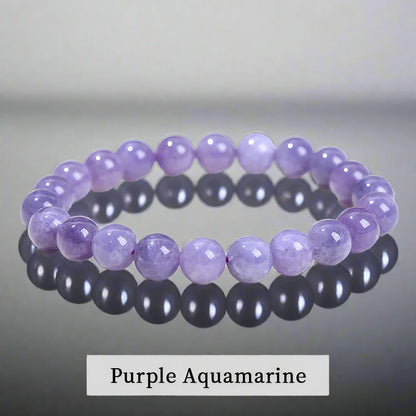 Natural Stone Bead Elastic Bracelets