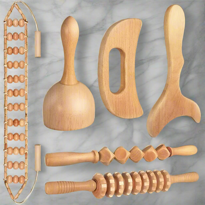 Wooden Massage Therapy Tools